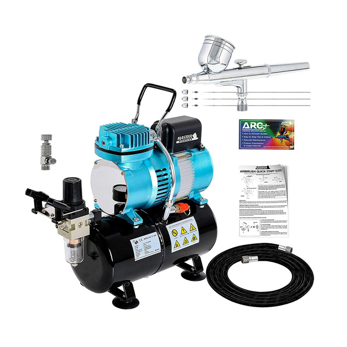 Master Airbrush Cool Runner II Dual Fan Air Tank Compressor System Kit review