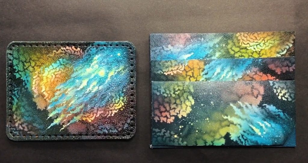 airbrush to paint on leather