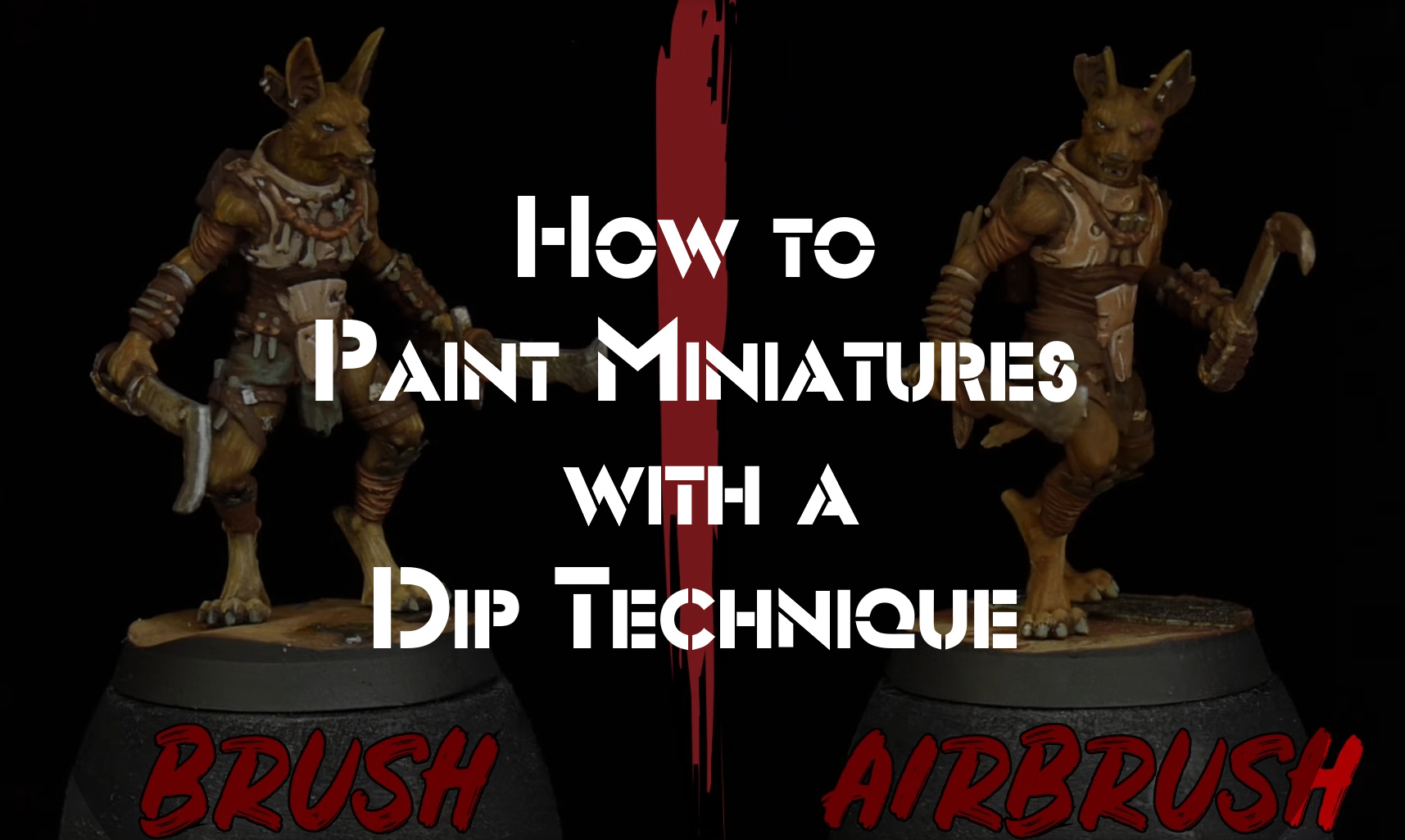 How to Paint Miniatures with a Dip Technique (Paint Dipping)
