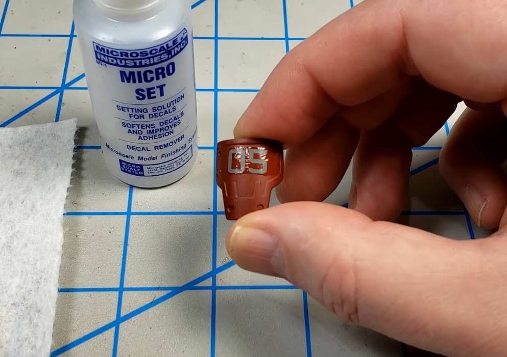 How to apply water slide decals